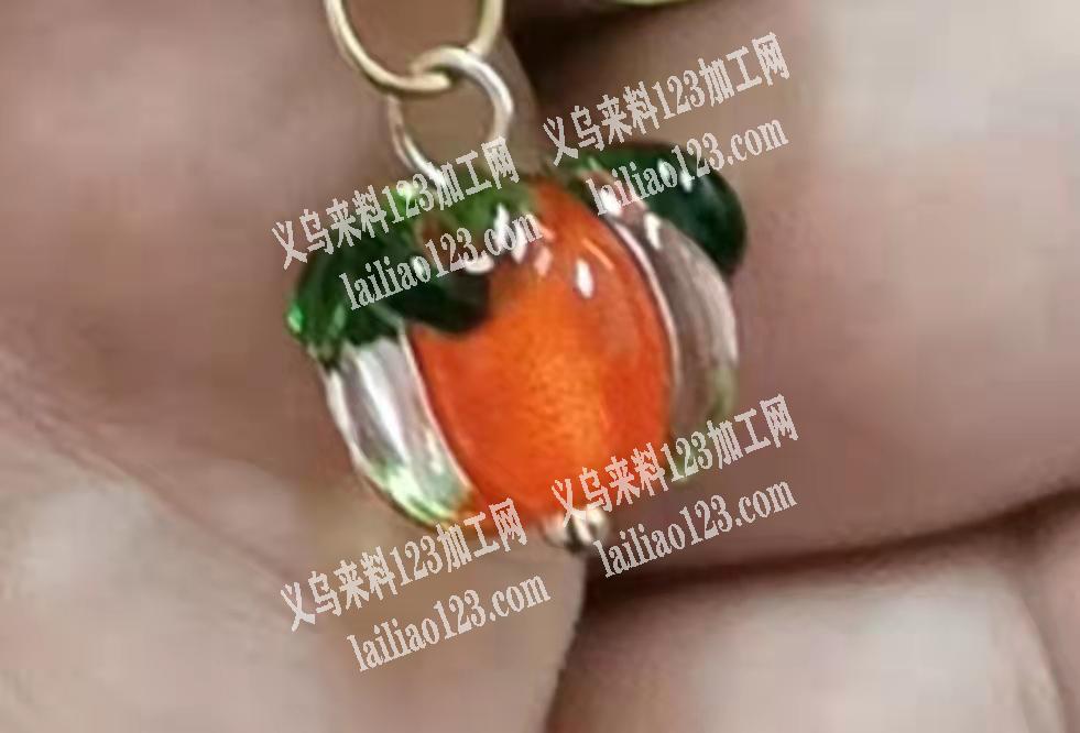 量大，寻找做这个琉璃柿子的工厂，可以电话