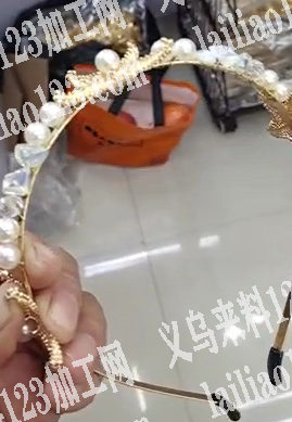 发箍订单外发，寻找绕这款发箍工厂，电话详