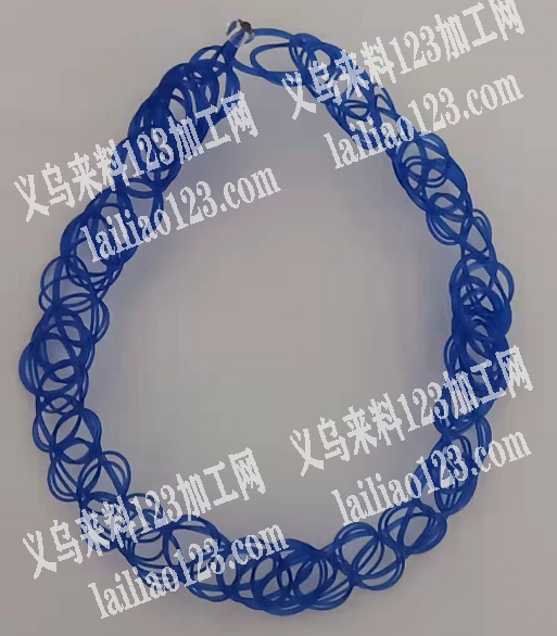 手工鱼线七彩紧链订单，寻找厂家，采购现货
