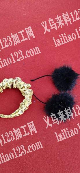 纯手工的发箍成品订单外发，寻找包工包料的