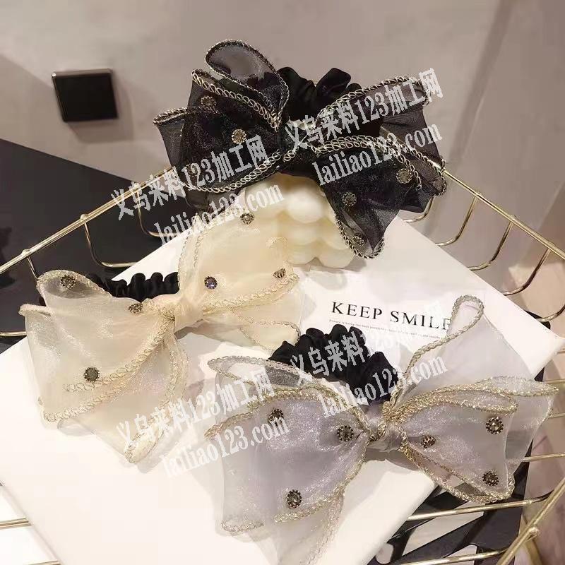 这种绑蝴蝶结的加工厂，有的请电话联系