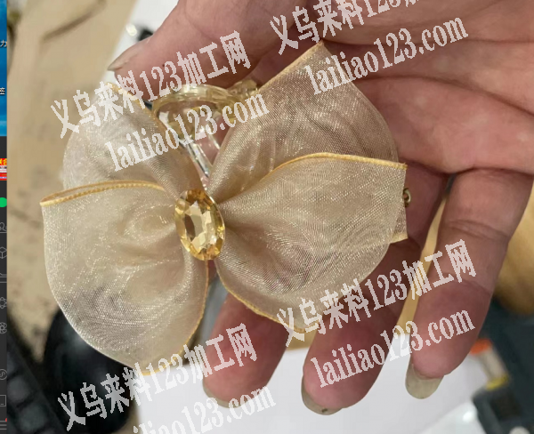 手工蝴蝶结订单，寻找工厂，如图这样的能做