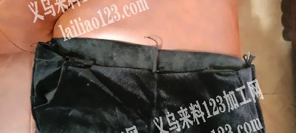 寻求服装加工厂，做2边+裁下摆，上腰+转