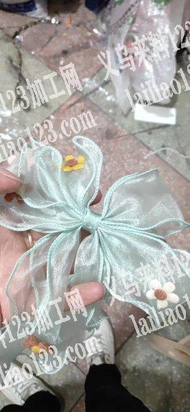 大量手工缝花外发，义乌周边的加工厂联系