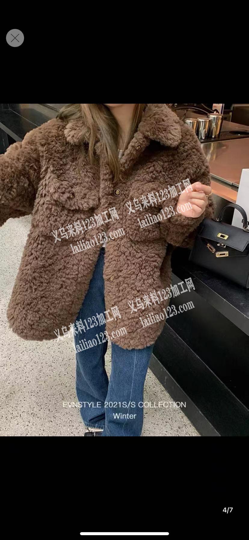 找金华附近的服装加工厂，做羊羔绒布料的女