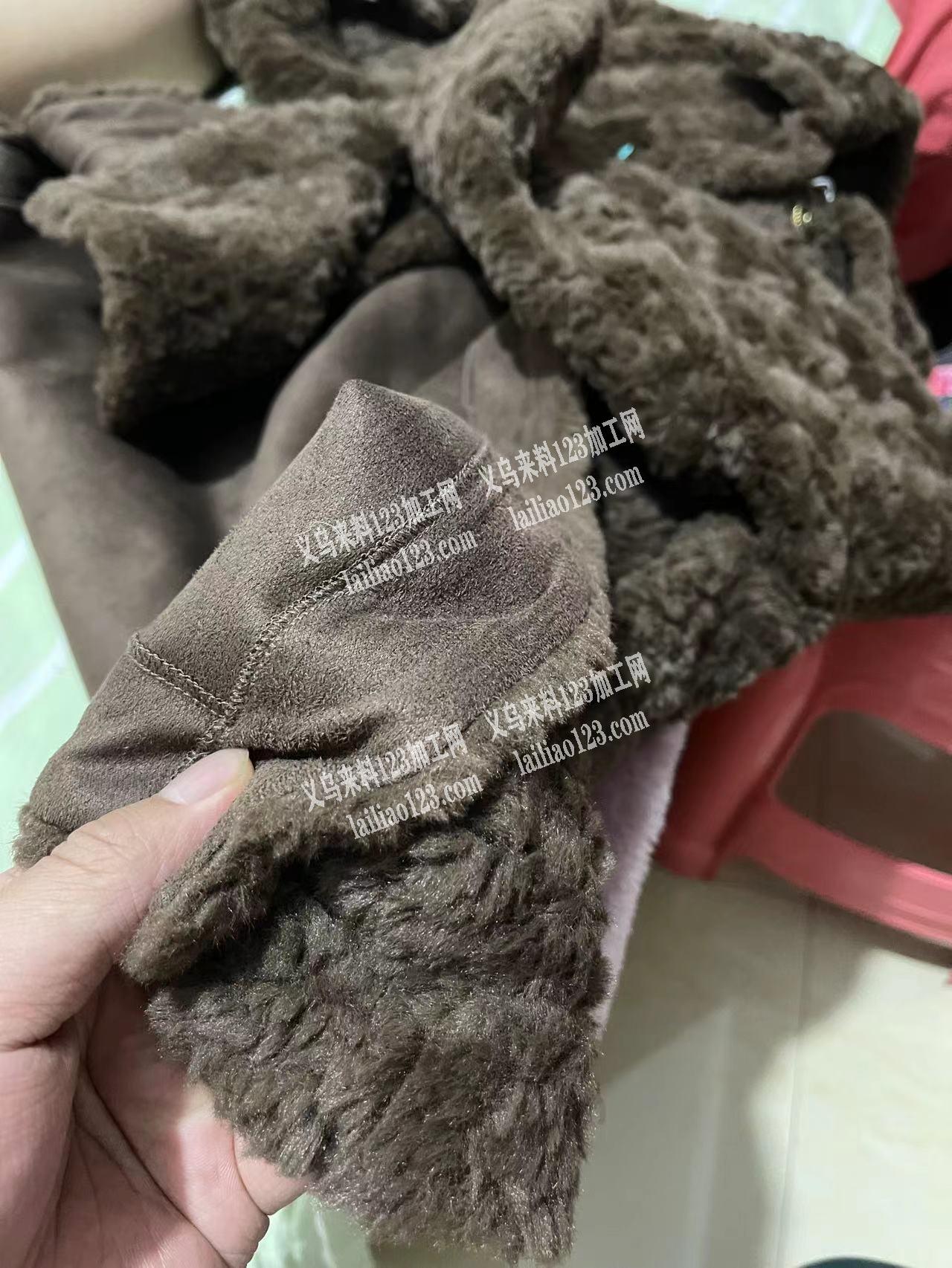 找金华附近的服装加工厂，做羊羔绒布料的女