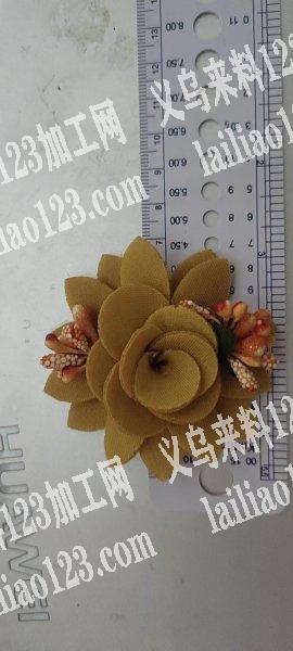 手工粘花，量大，发外地，有时间做的加工厂