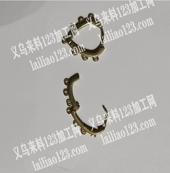 寻找这个桃心七圈闭口配件耳扣，有现货或者