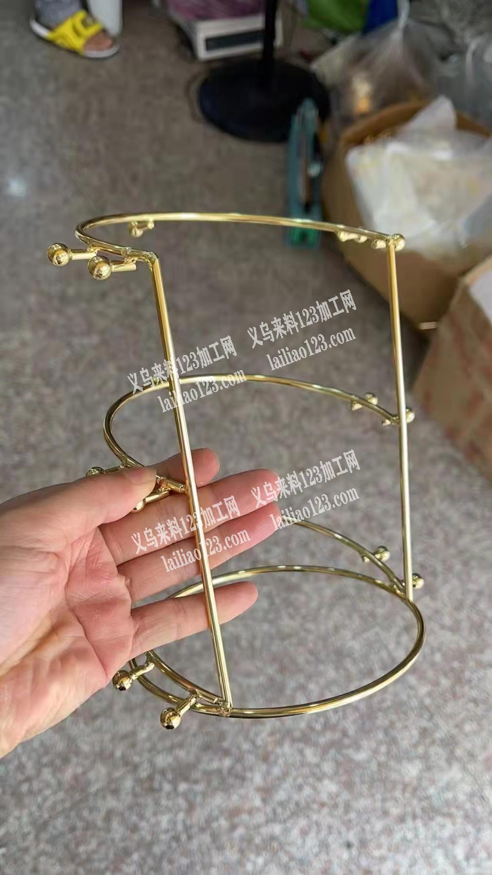 寻找义乌可以电镀大的铁饰品架工艺品的电镀