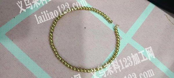 寻找义乌附近穿珠子工厂，有的联系我