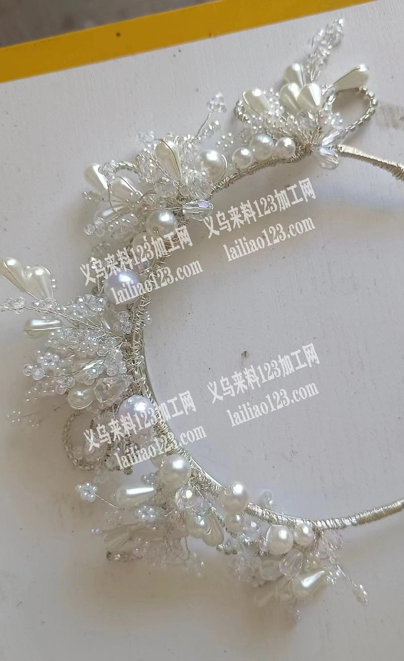 串珠编织绑花手工活外发，寻找工厂合作，会