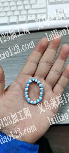 小米珠手链外发，弹力线穿，十万条，工期二