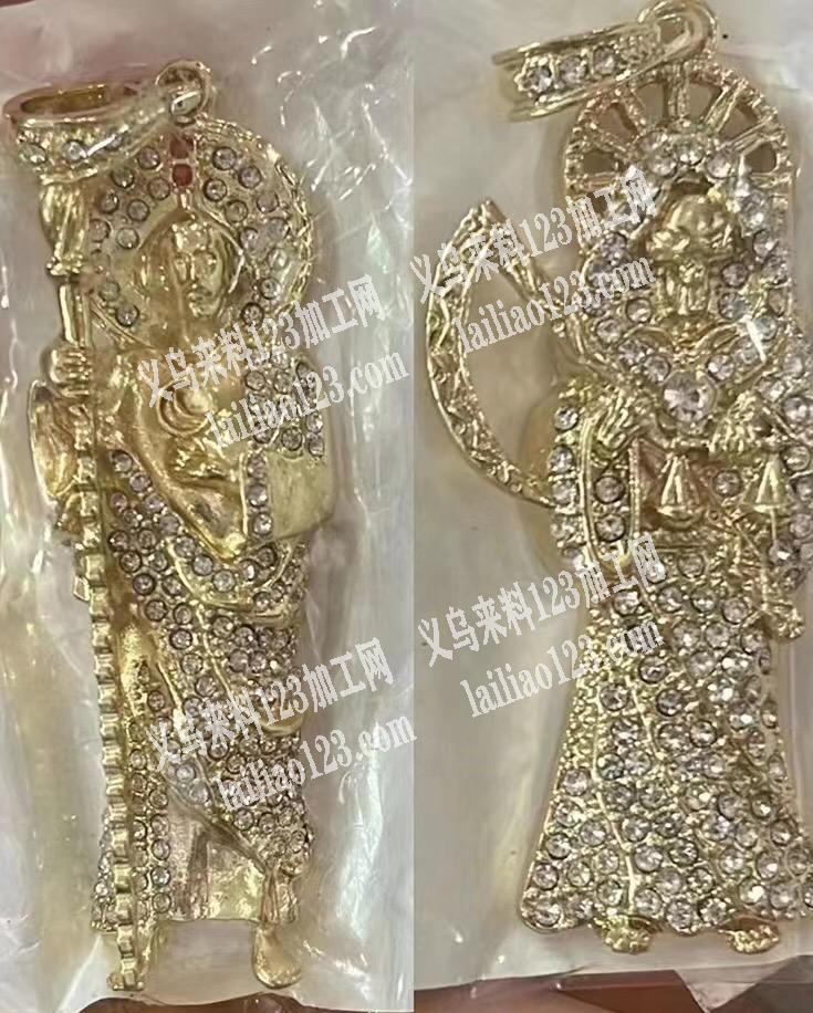 如图合金饰品单子，寻找工厂，做成品半成品