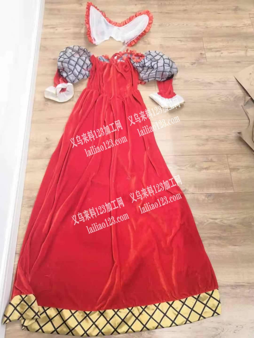 如图，这个大裙子外发，需要找专业舞台装加