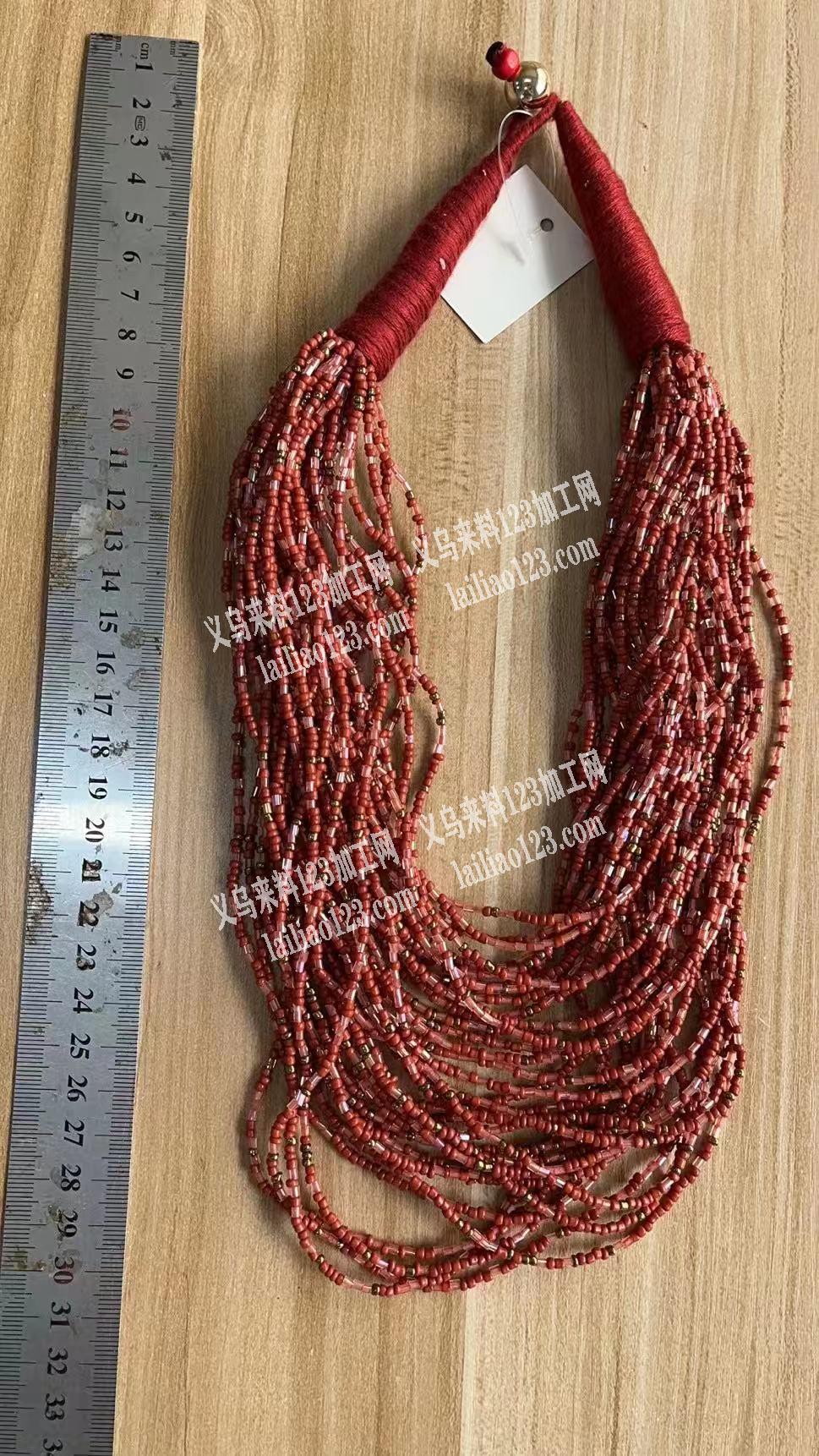 找米珠项链工厂，有的联系下
