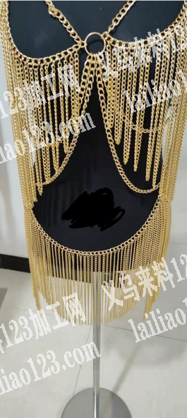 如图，挂圈手工活外发，找会做身体链加工厂