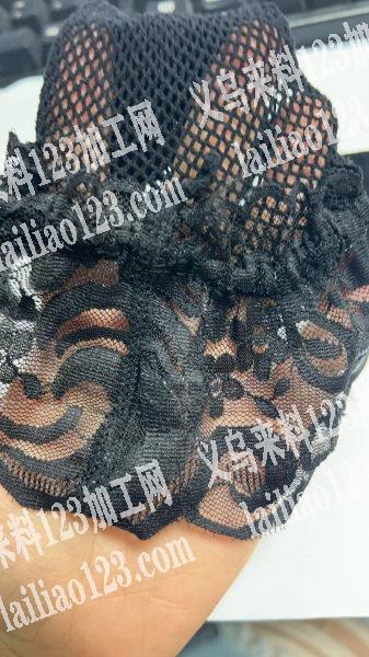 合硅胶花边外发加工，如图，.四针六线做，