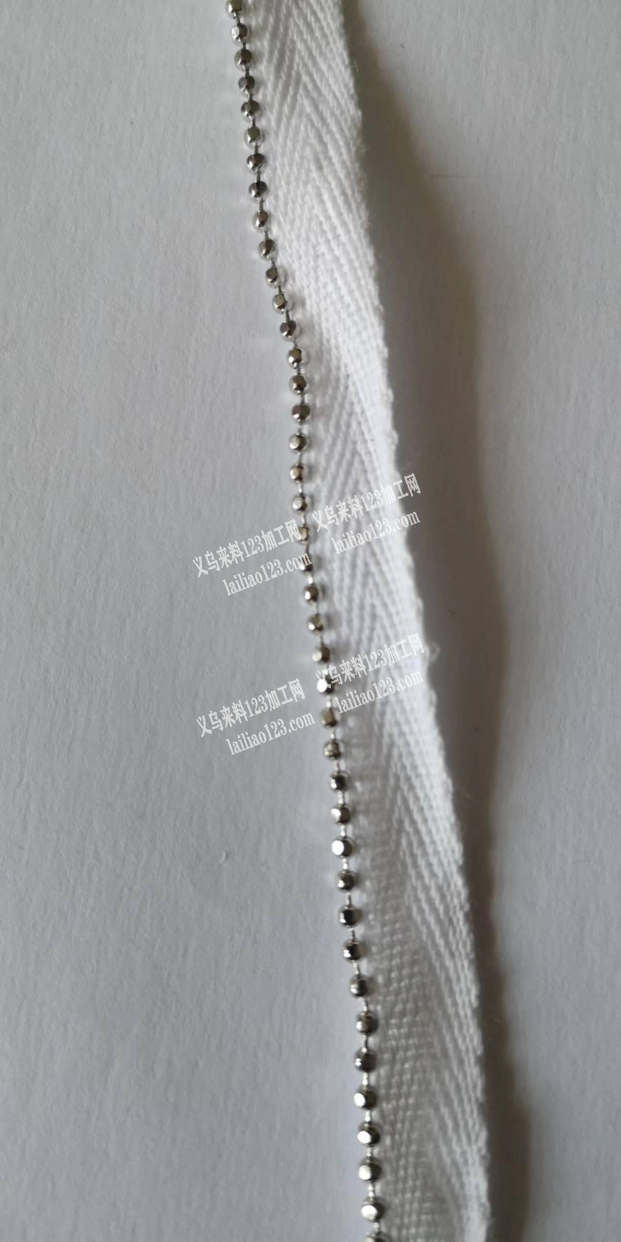 有加工人字带车铜珠链的吗