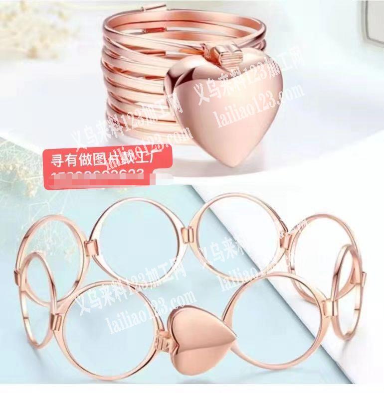 如图，折叠手镯，订单外发寻找成品工厂，有