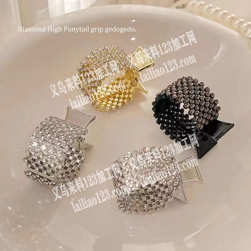 找如图成品马尾发夹成品加工厂，有做的加工