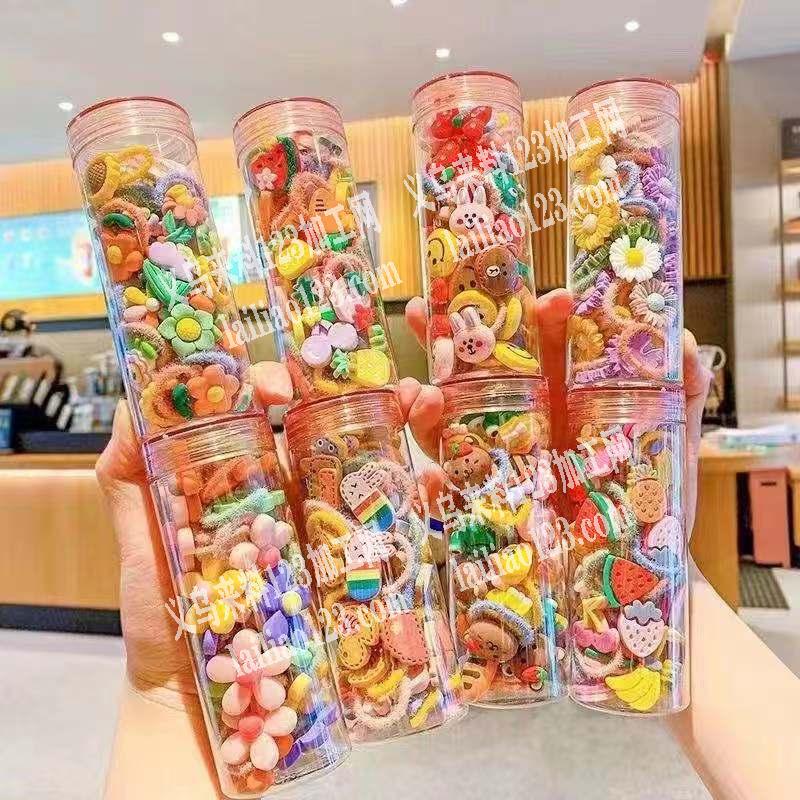 采购如图软的PVC桶装盒，装饰品用的，电