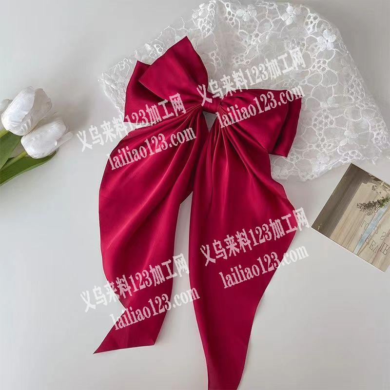 蝴蝶结外发，平车加手工，会做的做过者优先