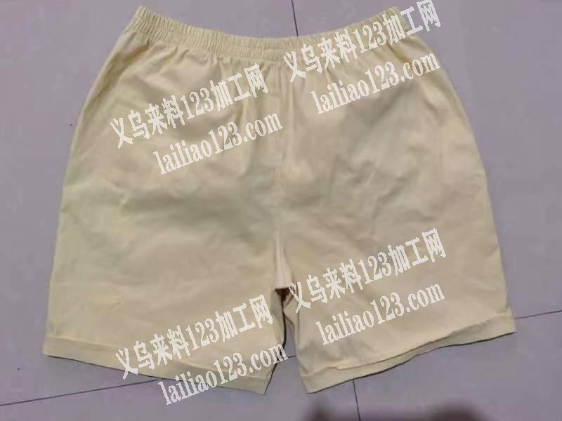 我厂有如图梭织短裤平车活外发加工，寻找专