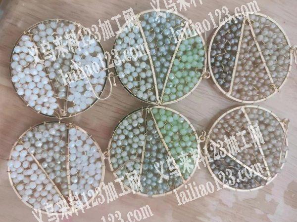 义乌有编珠子手工活外发，如图编珠子，找专