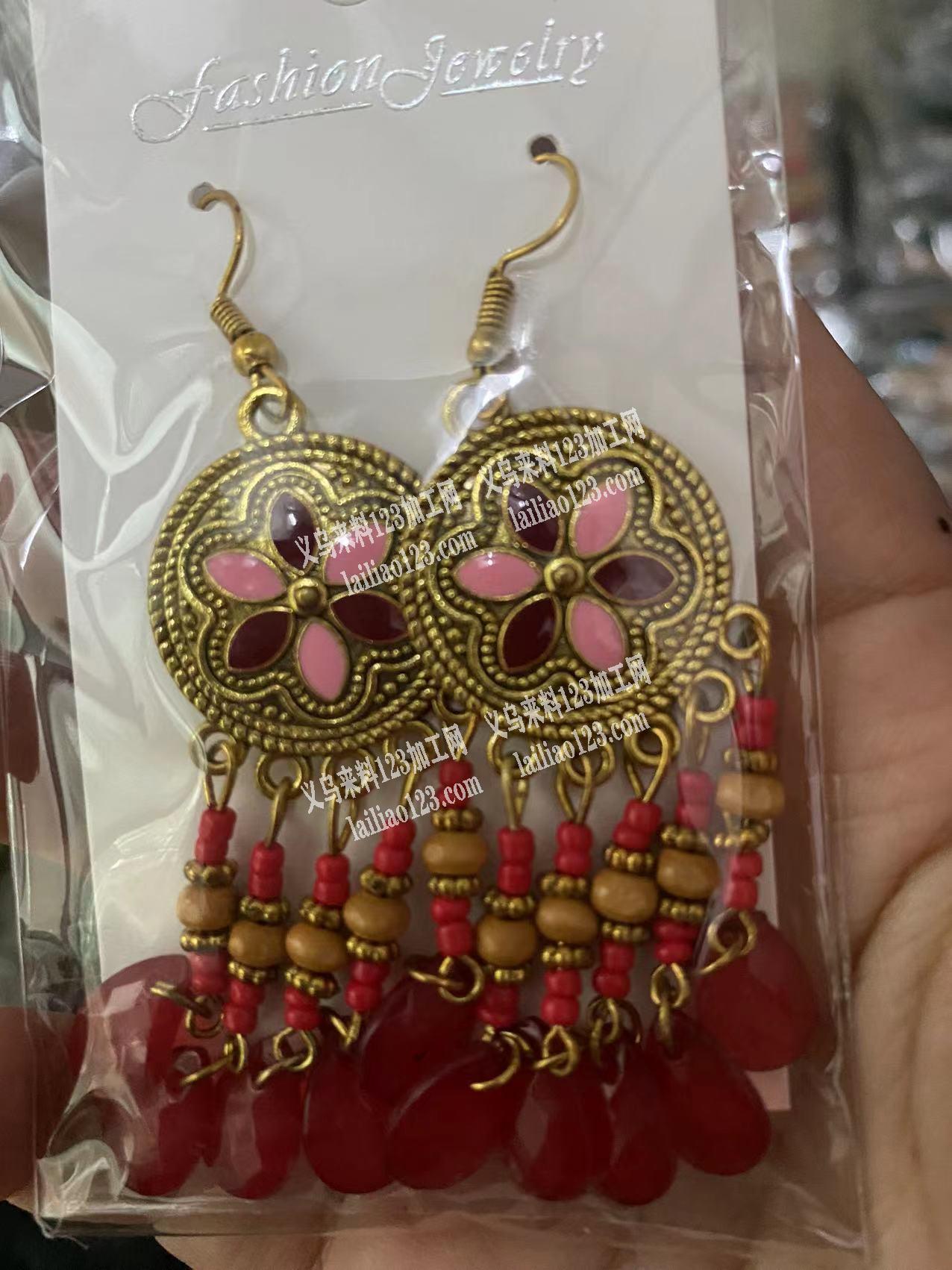 耳环成品订单外发，这款能做货的联系