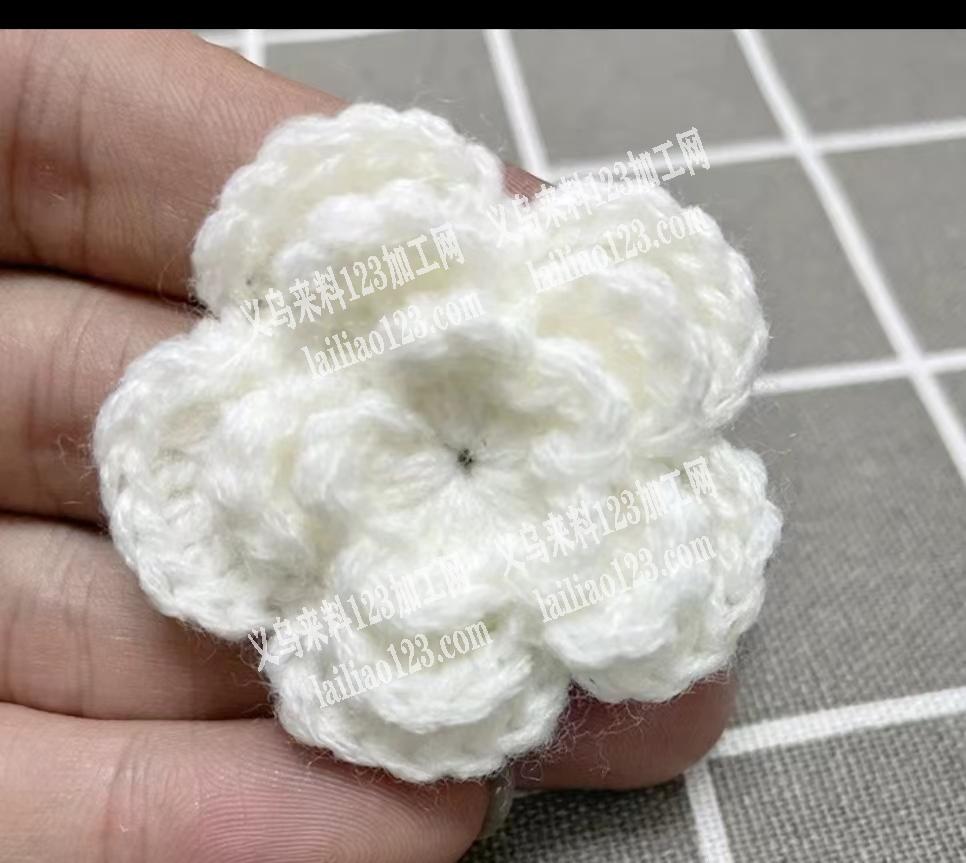 毛线勾花手工活，找毛线纯手工手勾加工厂，