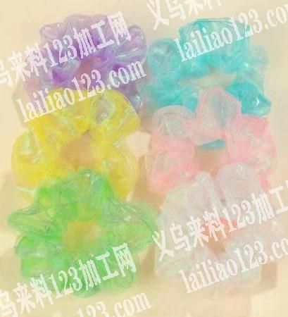 大量布艺发圈大肠圈单子，如图，谁家做这些