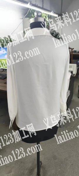 城西有如图衬衣外发加工，材料大烫一起做的