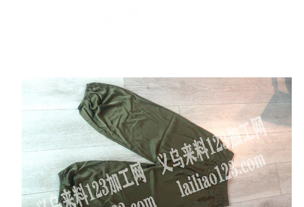 老板委托寻找：休闲裤外发，如图，纯加工，