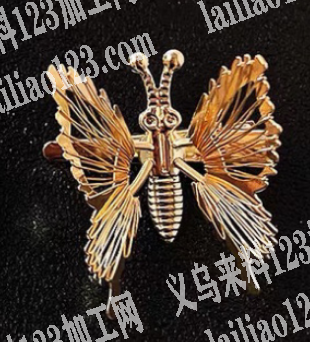 1万灵动蝴蝶发夹订单，寻找一手厂家合作，
