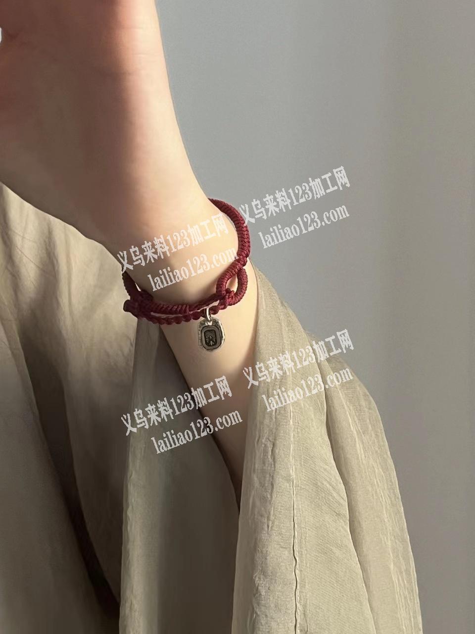 简单绳子编织的手工活外发加工，寻找会做编