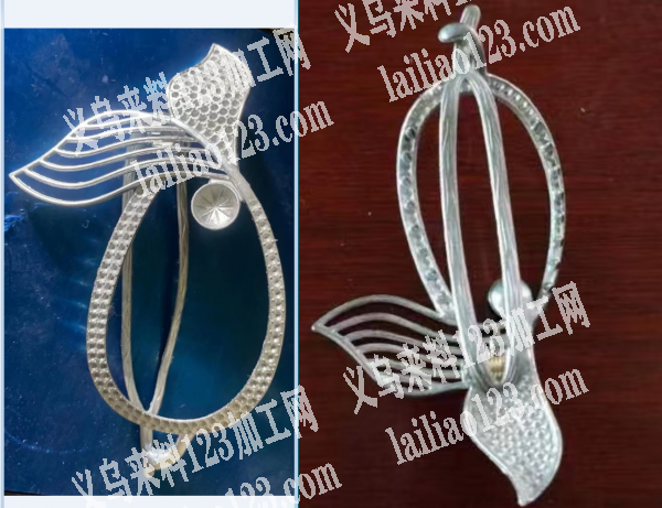 大量如图合金头饰订单，如图，有压铸模具或