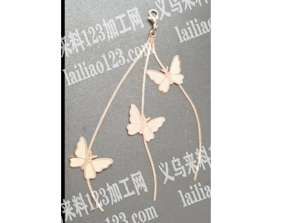 烧焊，有经验的联系，如图，蝴蝶饰品