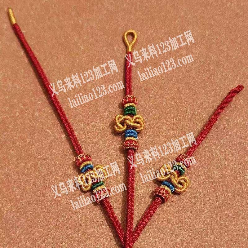 可以发外地，大量手链编织的手工活外发加工