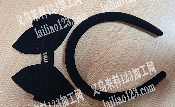 布艺蝴蝶结成品订单，寻找工厂，如图，包工