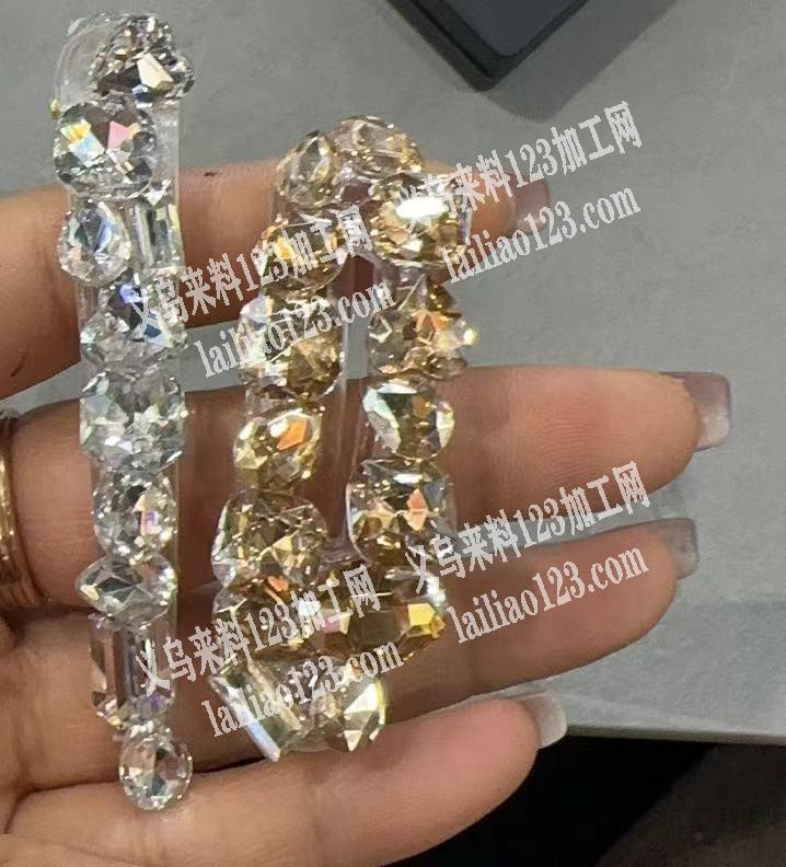 长期点胶粘钻手工活外发，如图，长期有货，