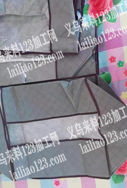 大量棉被袋收纳袋订单外发加工，如图，寻找