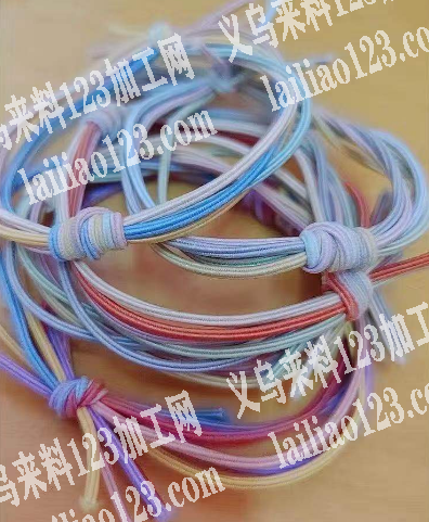 皮筋发圈打结的手工活，如图所示，寻找有经