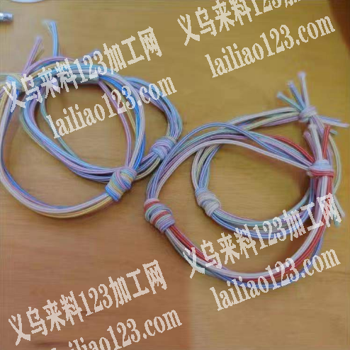 皮筋发圈打结的手工活，如图所示，寻找有经