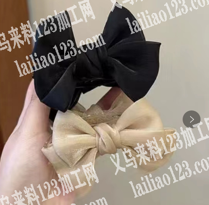 寻找布艺蝴蝶结抓夹工厂，有意的联系下