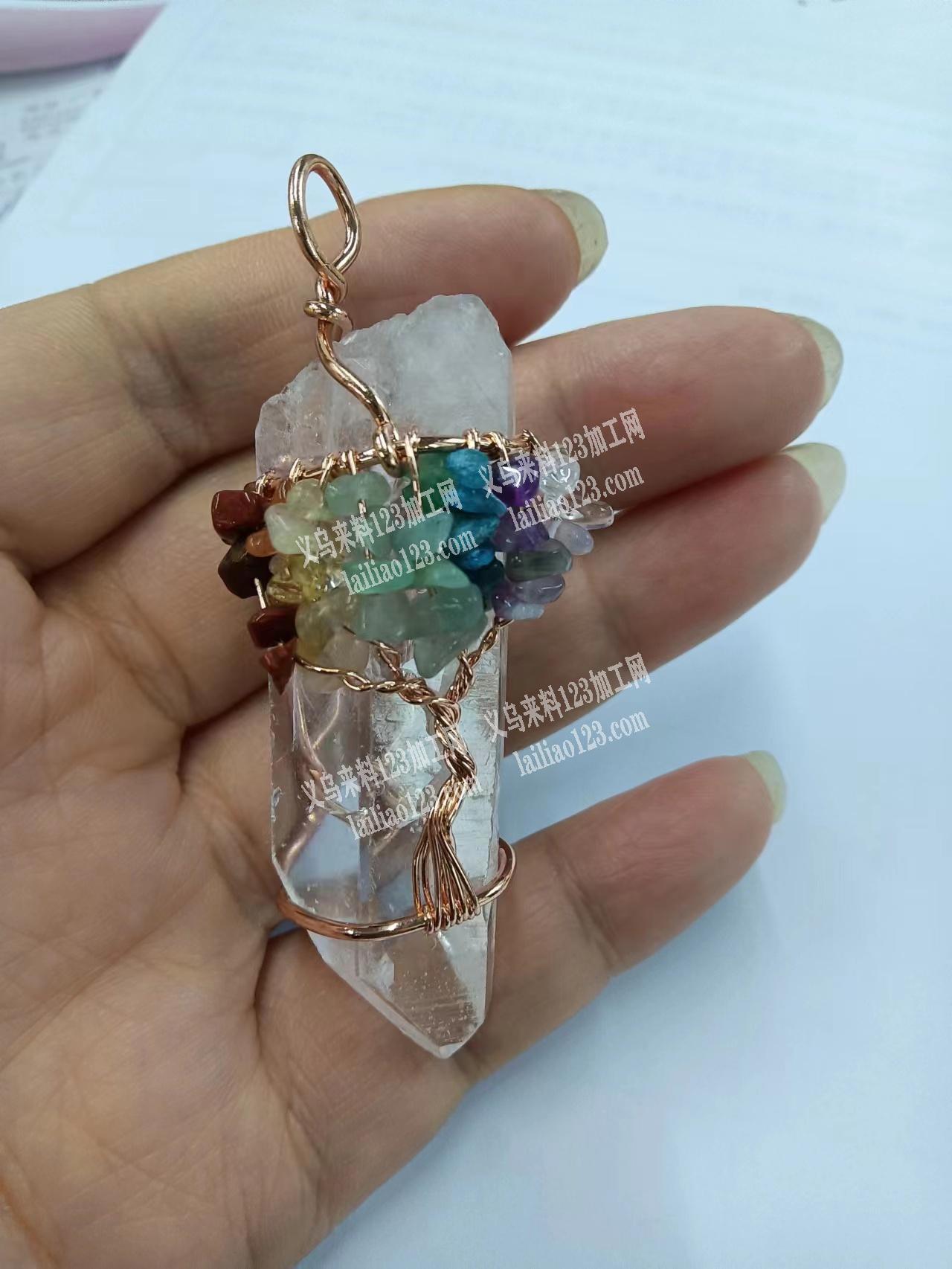 手工绑生命石，找可以绑这种生命石的工厂，