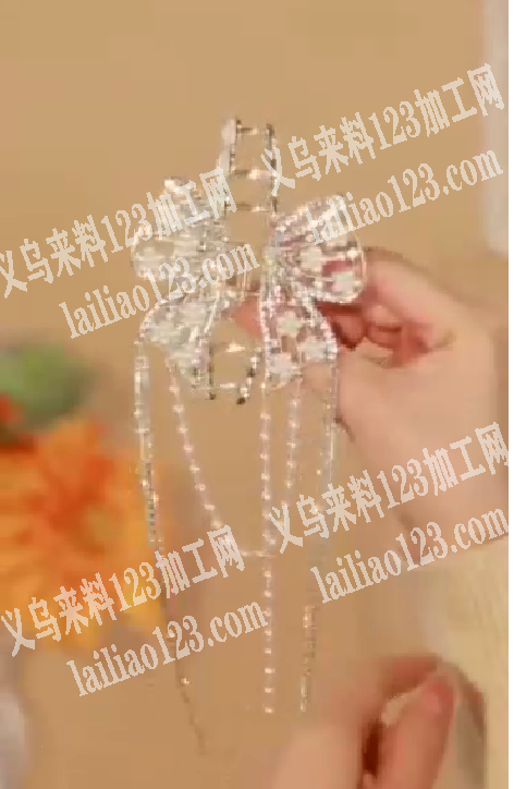 饰品公司如图合金抓夹成品订单寻找厂家。，