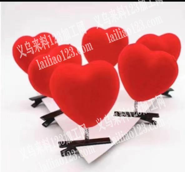 饰品公司寻找如图儿童植绒发夹和小风车发夹