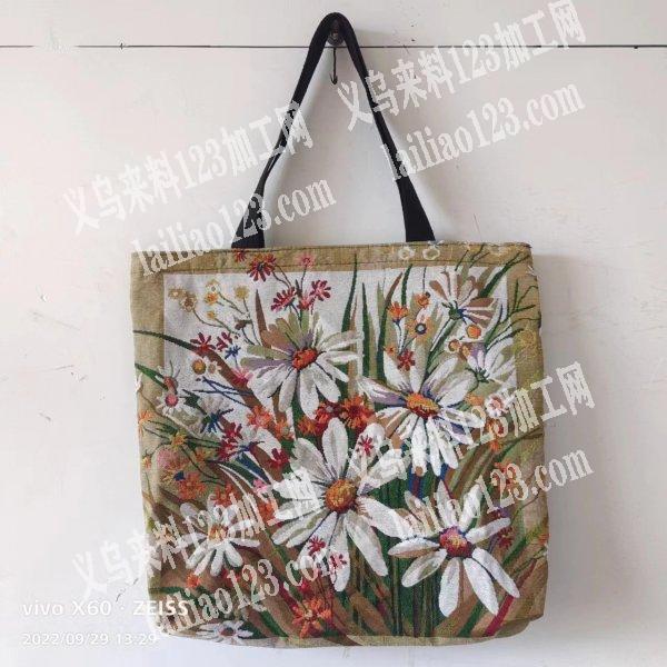 老板委托寻找：布袋子外发加工，如图，寻找