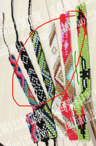 【可发外省做】穿米珠编织手链手工活外发，