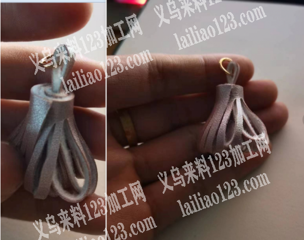 卷流苏 粘流苏手工活外发加工，如图，